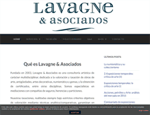 Tablet Screenshot of lavagne.es